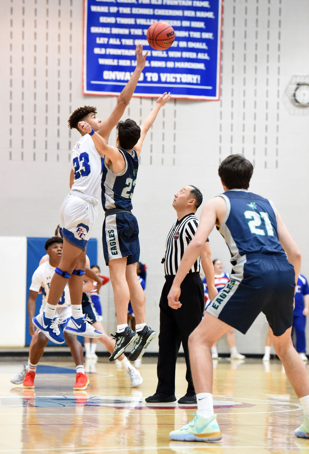 PHOTOS: Fountain-Fort Carson Trojans (58) Pine Creek Eagles (70)